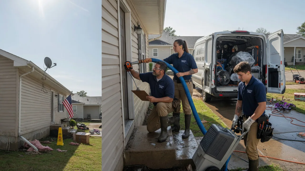 Ceiling Water Damage Restoration in Newdale, ID near me